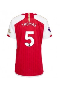 Fotbalové Dres Arsenal Thomas Partey #5 Dámské Domácí Oblečení 2023-24 Krátký Rukáv